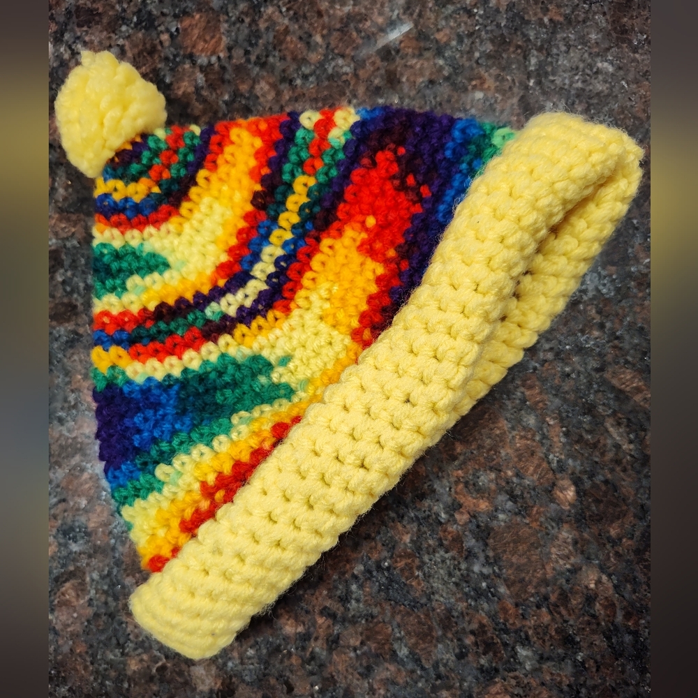 Colorful Knitted Kids Hat